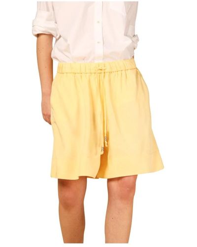 Mason's Portovenere mujer chino bermuda shorts - Amarillo