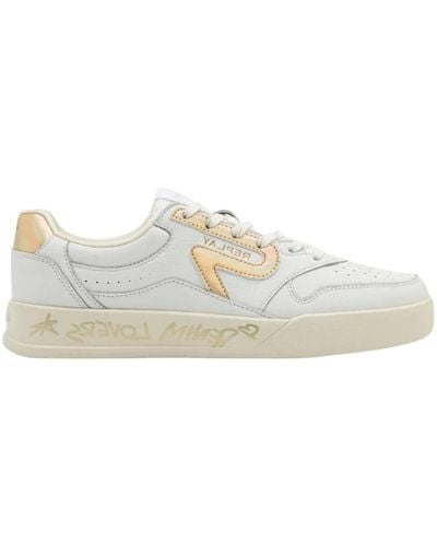 Replay Sneakers lime selvatici oyzone rapid stile - Bianco