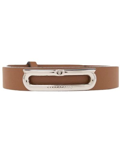 Ferragamo Leather bracelet - Marrone