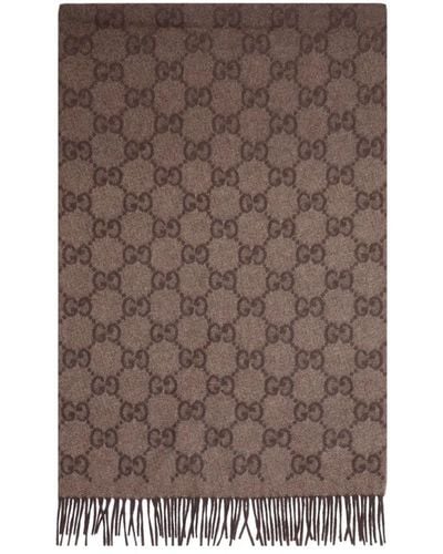 Gucci Scarves - Brown