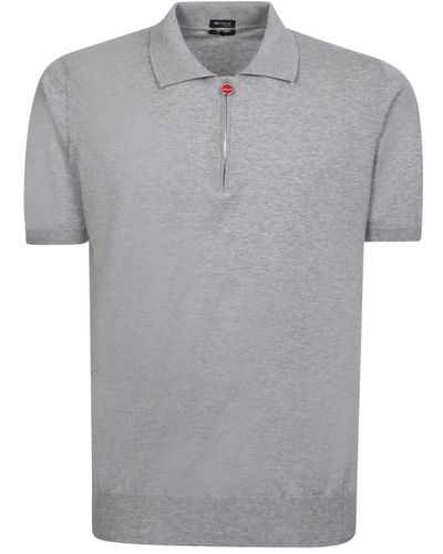 Kiton Polo Shirts - Grey