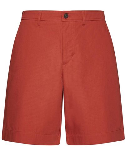 Maison Kitsuné Casual Shorts - Red