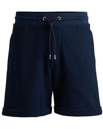 BOSS Dunkelblaue shorts für männer