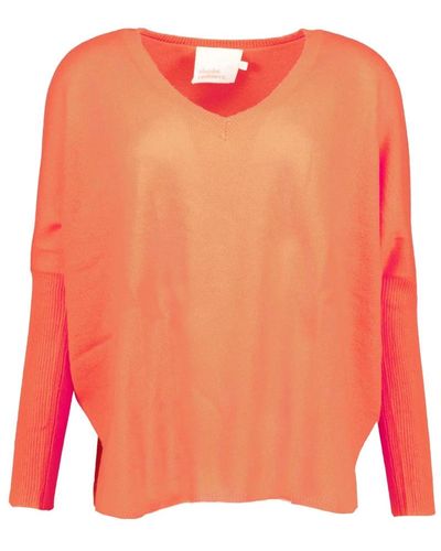 ABSOLUT CASHMERE V-Neck Knitwear - Orange