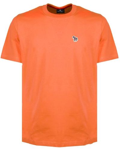 PS by Paul Smith Zebra logo t-shirt - Arancione