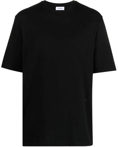 Ferragamo Logo-Print Baumwoll T-Shirt für Herren - Schwarz