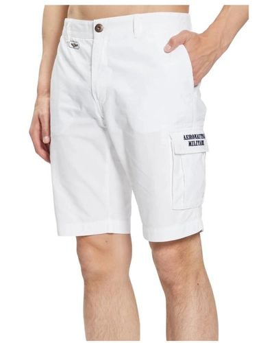 Aeronautica Militare Casual shorts - Bianco