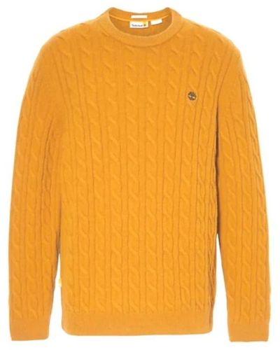 Timberland Round-neck knitwear - Orange