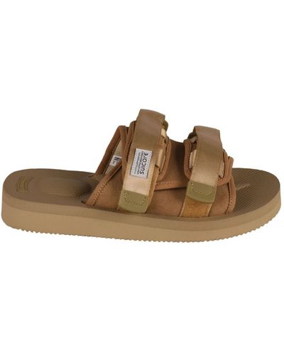 Suicoke Flat Sandals - Brown