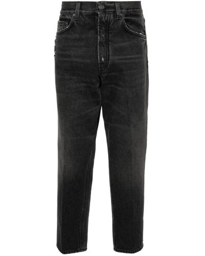 Lardini Loose-Fit Jeans - Black