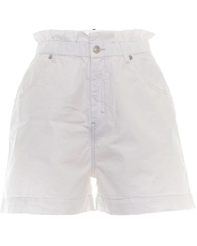 Woolrich Shorts > denim shorts - Blanc