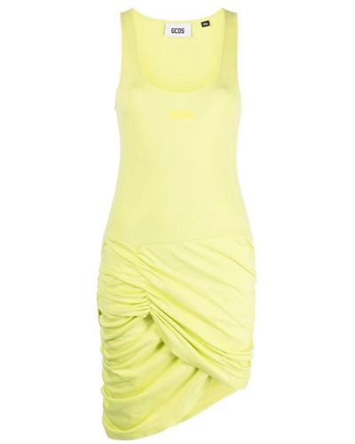 Gcds Short Dresses - Yellow