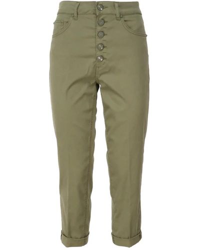 Dondup Cropped Trousers - Green