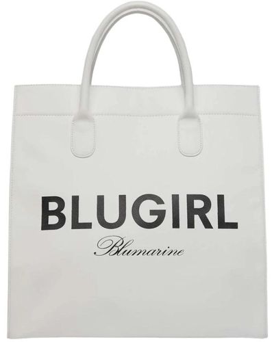 Blugirl Blumarine Tote Bags - White