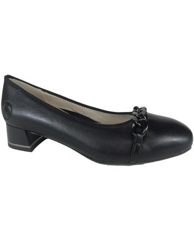 Rieker Elegantes zapatos de tacón 45069 para mujeres - Negro