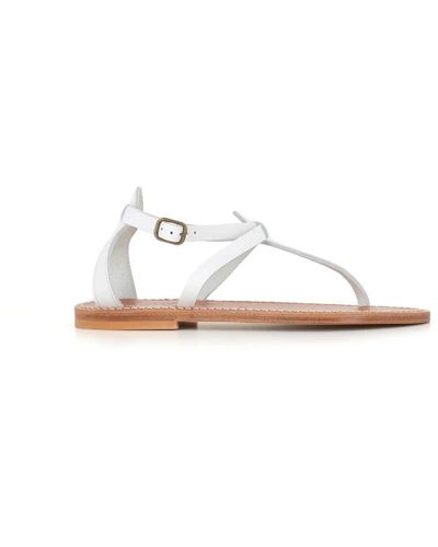 K. Jacques Flat sandals - Weiß