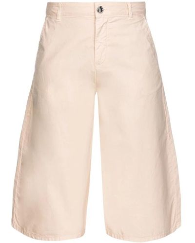 Pinko High-waist bermuda shorts o - Natur