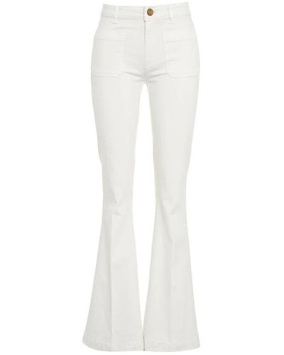 The Seafarer Flared Jeans - White