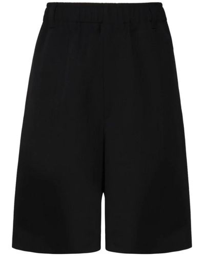 Jacquemus Long Shorts - Black