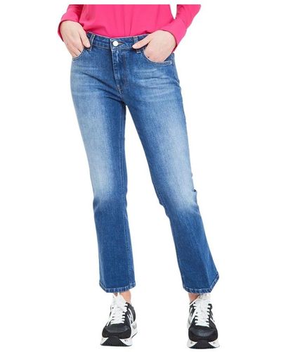 Re-hash Cropped Jeans - Blue