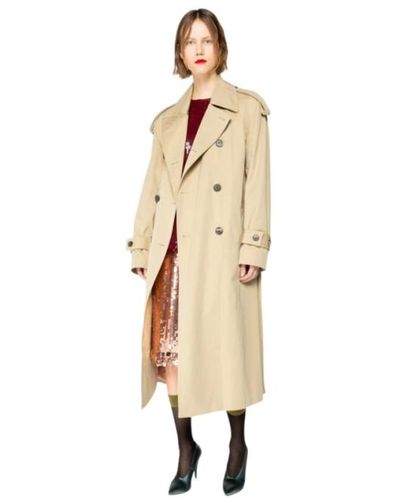 Dries Van Noten Trench coats - Metallizzato