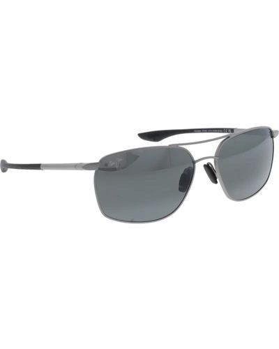 Maui Jim Stilvolle sonnenbrille mit gläsern - Grau