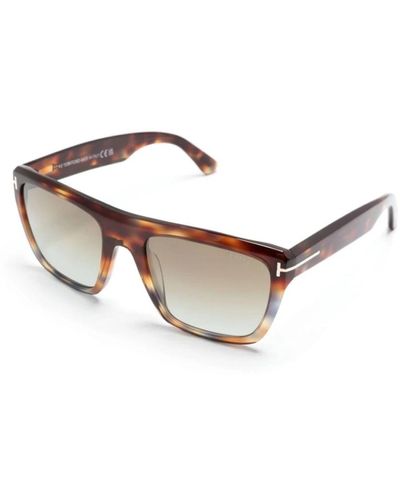 Tom Ford Ft1077 55g occhiali da sole - Metallizzato