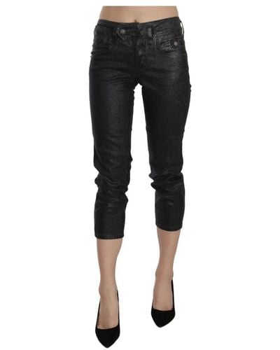 John Galliano Jeans > cropped jeans - Noir