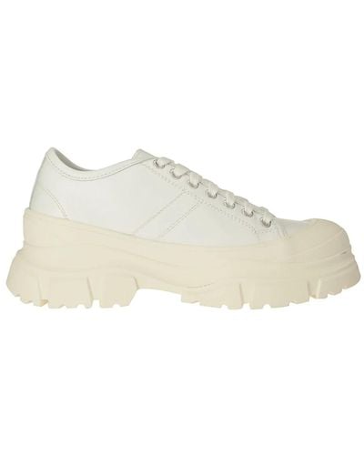Sofie D'Hoore Sneakers in pelle chunky con cucitura laterale - Neutro