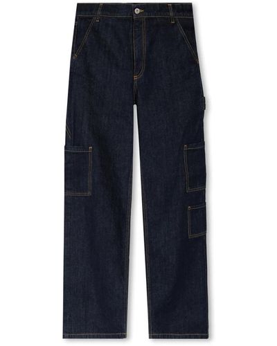 Halfboy Jeans > straight jeans - Bleu