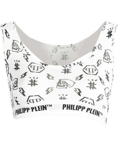 Philipp Plein 34; sujetador bi-paquete - Blanco