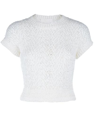 Genny Knitwear > round-neck knitwear - Blanc