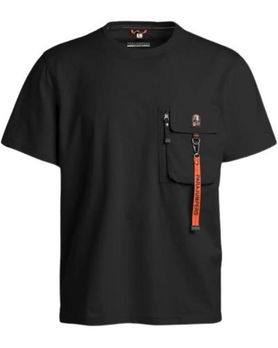 Parajumpers Mojave magliette nera con tasca sul petto - Nero