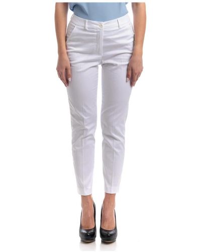 Seventy Slim-Fit Trousers - White