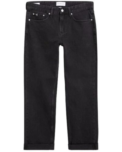Calvin Klein Straight Jeans - Black