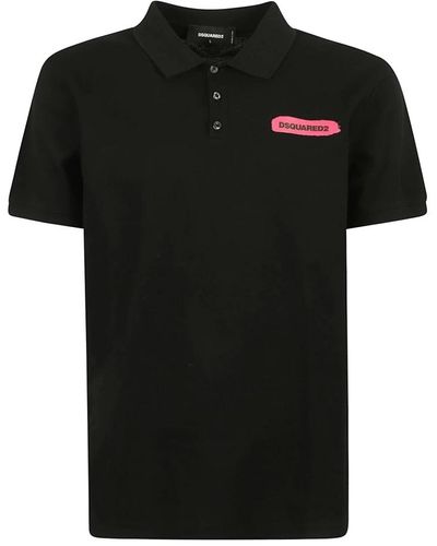 DSquared² Polo Shirts - Schwarz