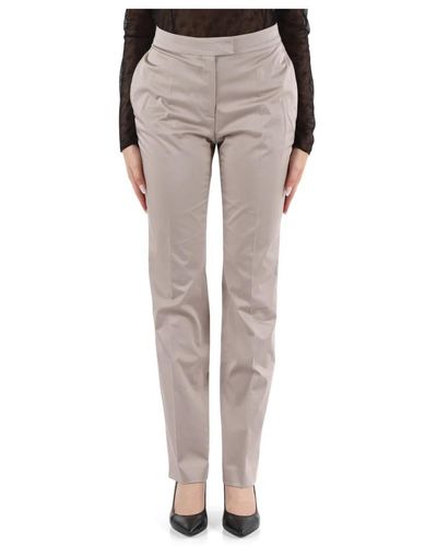 BOSS Trousers > slim-fit trousers - Gris