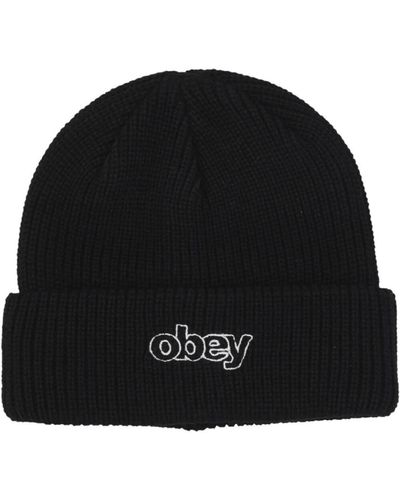 Obey Throwback beanie schwarz streetwear