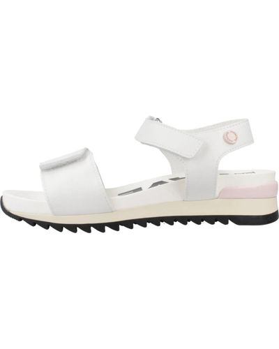 Gioseppo Stylische sliders für den alltag,stilvolle flache sandalen für frauen - Weiß