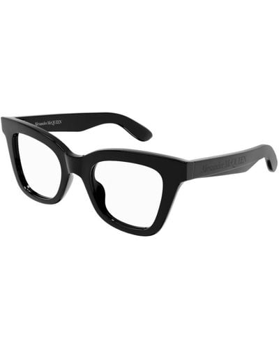 Alexander McQueen Glasses - Black