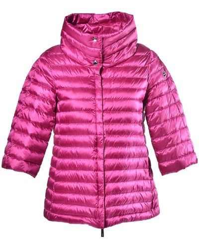 Baldinini Down jacket in fuchsia nylon - Pink