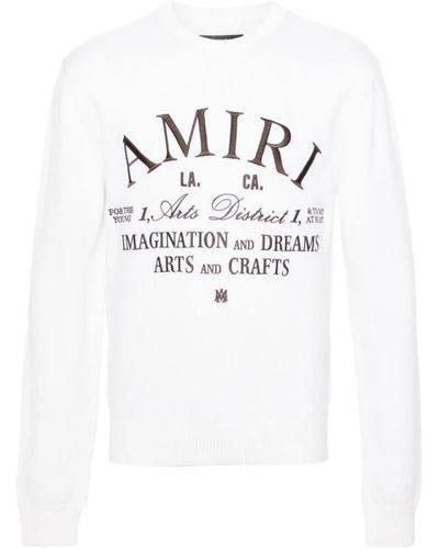 Amiri Stilvolle pullover - Weiß
