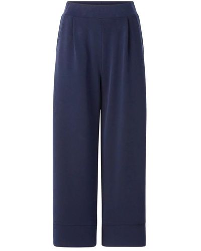 Rich & Royal Pantaloni culotte peached stilosi - Blu