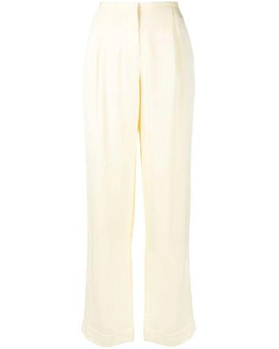 Christopher Esber Trousers > wide trousers - Blanc