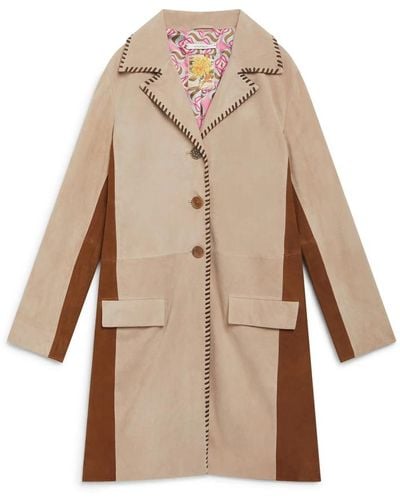 Maliparmi Coats > single-breasted coats - Neutre