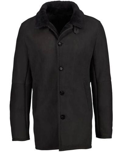 Gimo's Coats > single-breasted coats - Noir