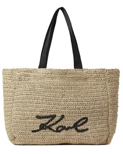 Karl Lagerfeld Tote Bags - Metallic