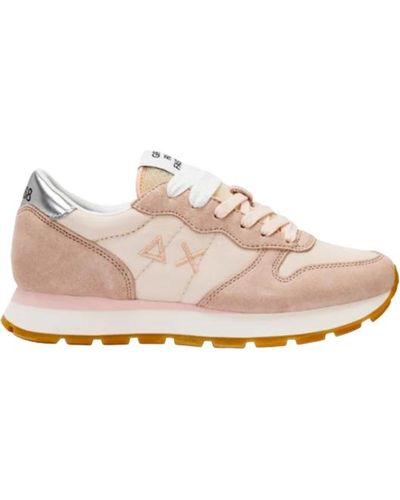 Sun 68 Gold silber sneakers - Pink