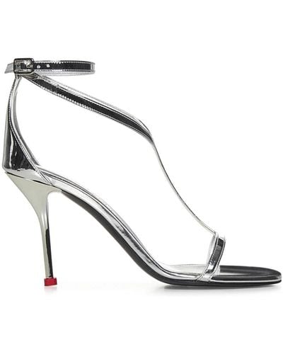 Alexander McQueen High Heel Sandals - Metallic