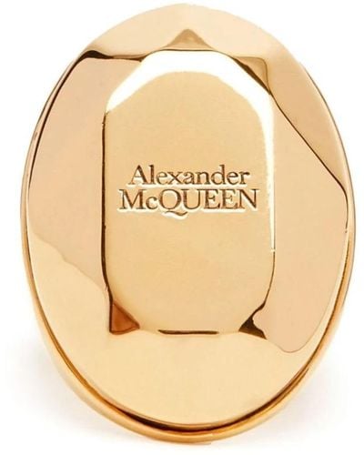 Alexander McQueen Rings - Metallic